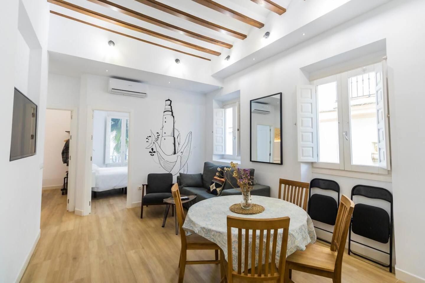 Apartamentos La Cruz Verde Cádiz Rum bild