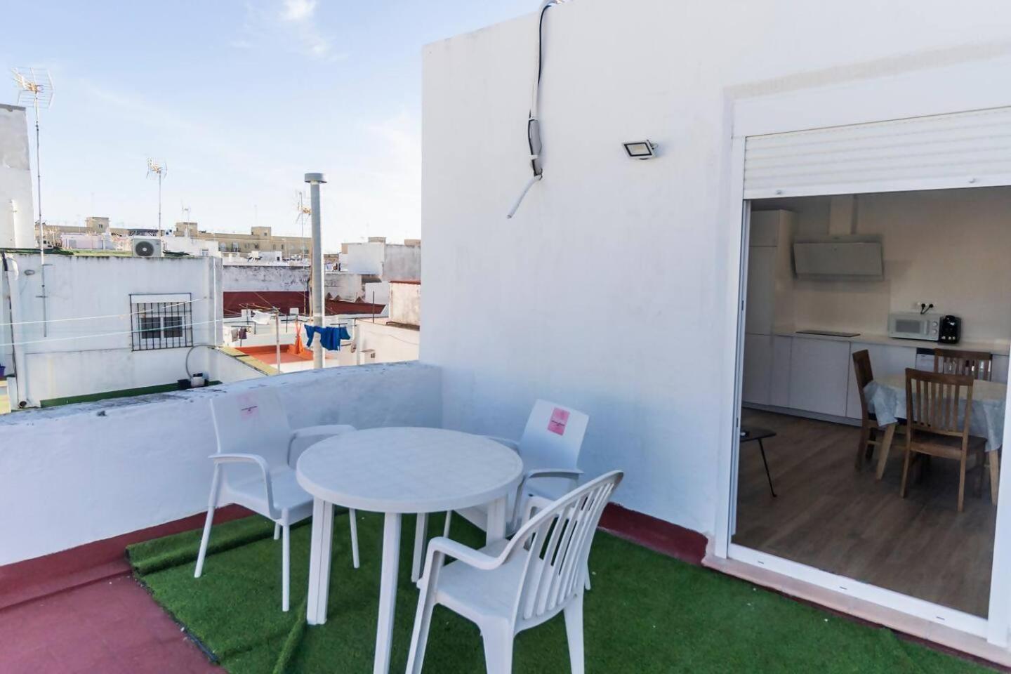 Apartamentos La Cruz Verde Cádiz Rum bild
